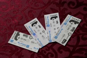 Image of Paris Metro tickets prior to electronic upgrade.