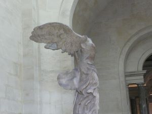 Image of Winged Victory of Samothrace.